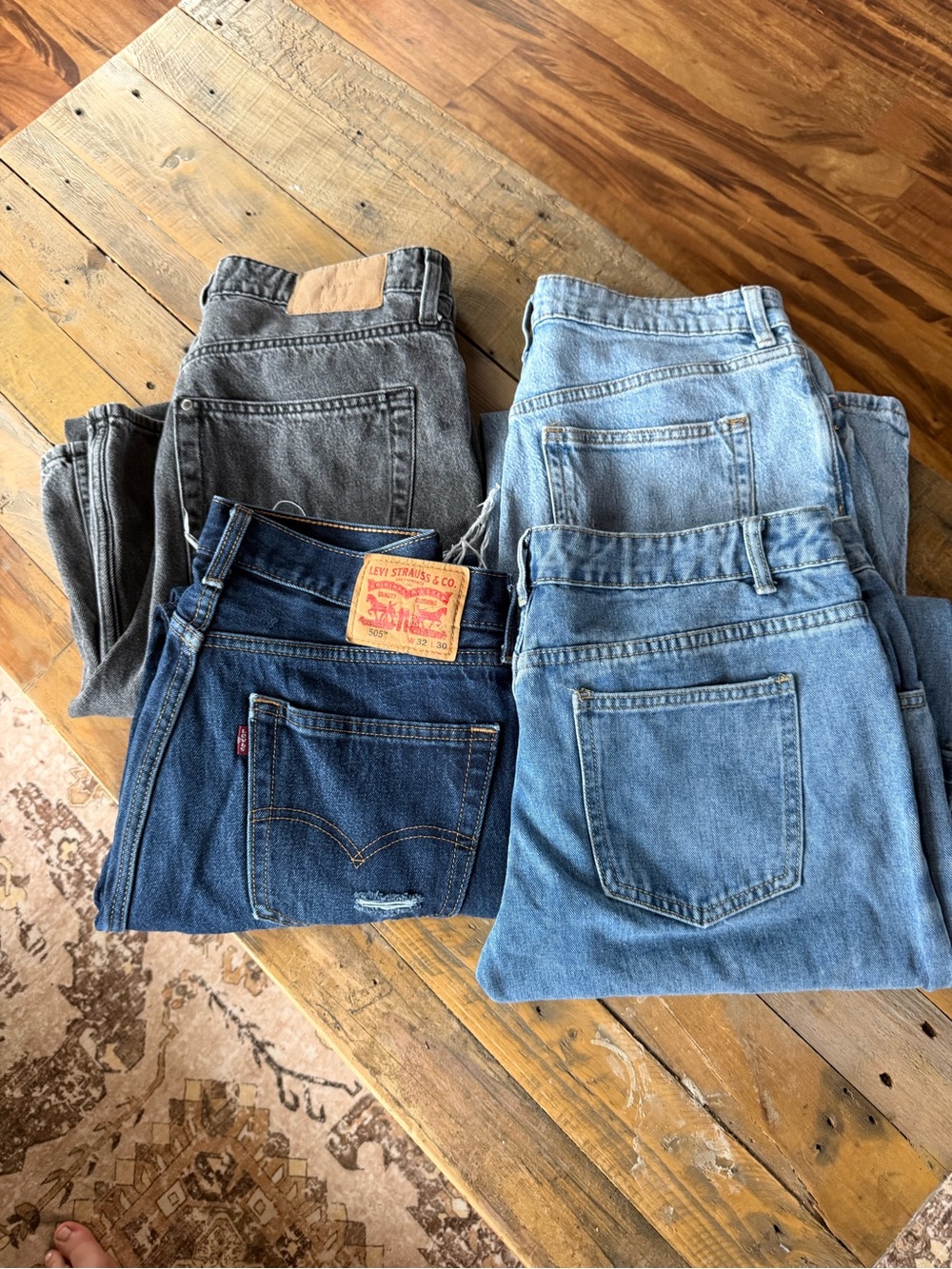 Jeans Bundle - Blue, Light Blue, Gray